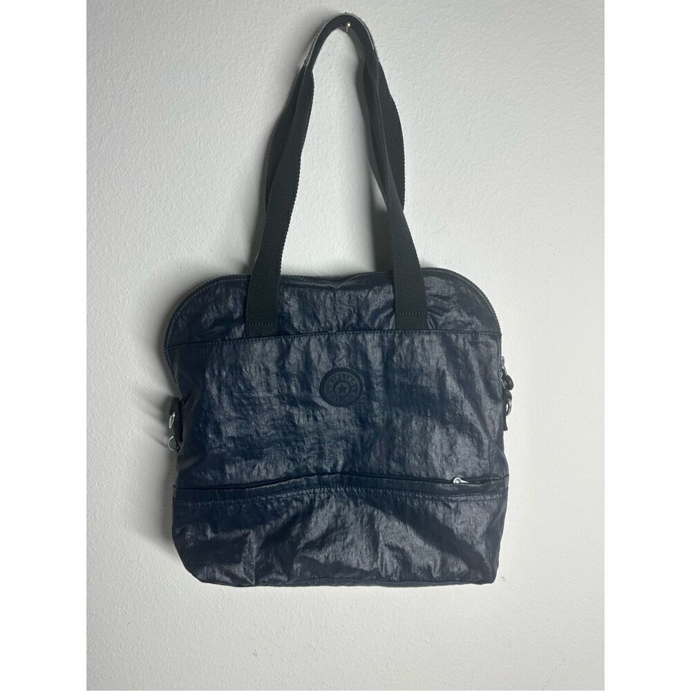 Kipling Large Tote Purse Blue Kipling Dome Organizer Bag No Shoulder Strap *Note